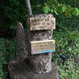 A sign with the learners initials