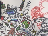 Young people taking part in the big draw