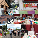 Collage of pictures from the diversity festival