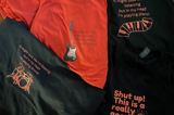 T-shirts created by the group