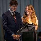 Lauren and Isaac hosting at The Key Awards 2026